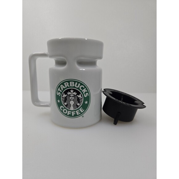 Vintage Starbucks Travel Mug Siren Logo Coffee Cup Hotjo Commuter Cup w Lid**** - Picture 4 of 10